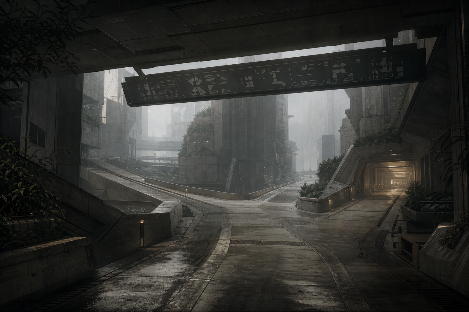 B — Matte painting: Стыковочная